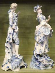 Pair Of Late 19th Century German Porcelain Figures 