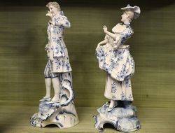 Pair Of Late 19th Century German Porcelain Figures 