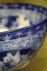 Royal Doulton Briar Rose Flow Blue Bowl C1900  