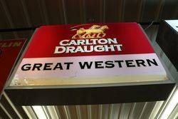 Carlton Draught Great Western Light Box 