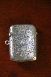 Silver Vesta Case Birmingham 1911 