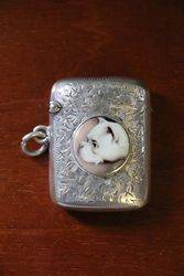 Sterling Silver Vesta Case Birmingham 1924 #