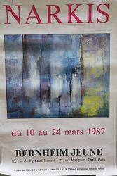 Art Poster Narkis French Dated March 1987 