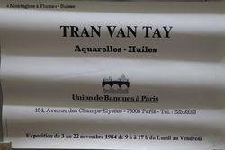 French Art Poster Tran Van Tay  Paris 1984 