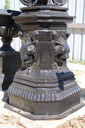 Regency Top of the Range 5 Branch Cast Iron Garden Lamp