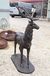 Life size Cast Iron Deer