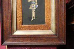 Late 19th Century Hand Painted China Plaque 