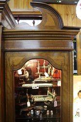 Late 19th Century Mahogany + Satinwood RobeCabinet inlaid