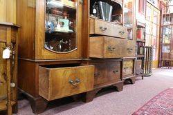 Late 19th Century Mahogany + Satinwood RobeCabinet inlaid