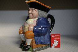 Toby Jug By Manor Staffordshire C1960 