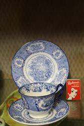 Ridgways Blue and White Trio C1895 