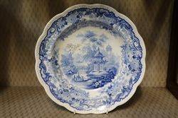 Wedgwood Blue and White Plate C1868 