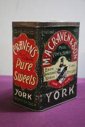 MACraven and Son York England Pure Confectionery Tin 