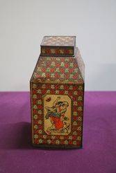 Tea Canister In Japanese Style Tin 