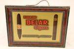 Belar Cigars Pressed Tin Ad Sign
