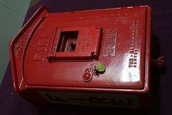 Original Gamewell Cast Fire Alarm Call Box 6341 