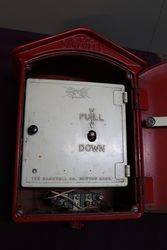 Original Gamewell Cast Fire Alarm Call Box 6341 