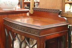 Pair Of Early C20th Mahogany Bow Front Display Cabinets  