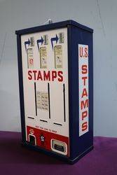 Shipman Manufacturing Co Stamp Vending Machine Enamel Front 