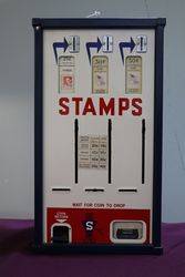 Shipman Manufacturing Co Stamp Vending Machine Enamel Front 