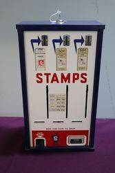 Shipman Manufacturing Co Stamp Vending Machine Enamel Front 