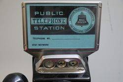 Western Electric 3 Slot Pay Phone C1960and39s 