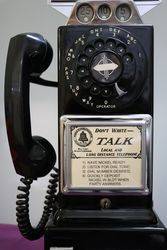Western Electric 3 Slot Pay Phone C1960and39s 