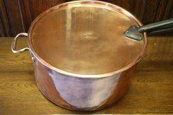 Victorian Copper Saucepan + Lid 