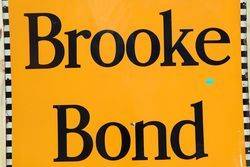 Large Brooke Bond Tea Enamel Advertising Sign  