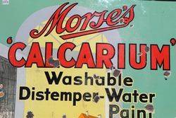 Morseand39s Calcarium Enamel Pictural Advertising Sign 