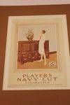 Player`s Navy Cut Ad Card