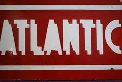 Atlantic  Double Sided Enamel Advertising sign 