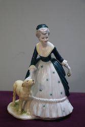 Coalport Figurine Ladies Of  Fashion Abigail 