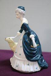 Coalport Figurine Ladies Of  Fashion Abigail 