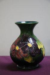 Moorcroft Pottery vase Impressed Mark Clematis  #