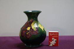 Moorcroft Pottery vase Impressed Mark Clematis  