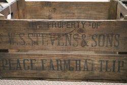 Vintage Wooden Box 