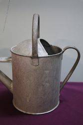 Antique small Watering Can With Copper Rose  