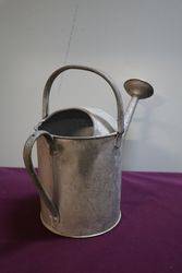 Antique small Watering Can With Copper Rose  