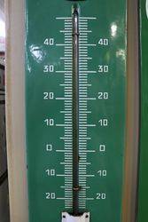 Castrol andquotZandquot Enamel Advertising Thermometer Sign