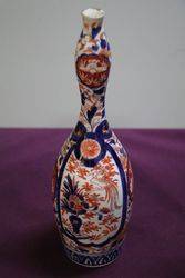 20th Century Pair Of Imari Porcelain Bottle Vases 