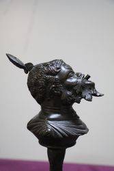 Antique Bronze Grotesque Gargoyle Desk set 