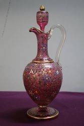 Stunning Moser Bohemian Glass Jug and Stopper #