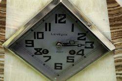 Art Deco Marble Mantle Clock 