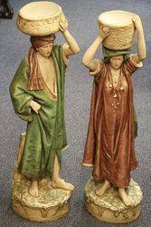 Pair Of Dux Figures 