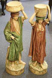 Pair Of Dux Figures 