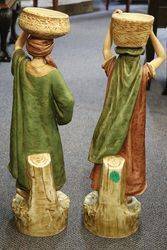 Pair Of Dux Figures 