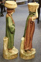 Pair Of Dux Figures 