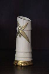 Royal Worcester C1901 Bamboo Tube Vase  