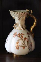 Royal Worcester Hand Decorated Jug C1891 #